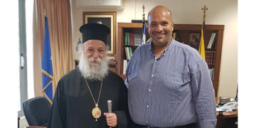 Εθιμοτυπική επίσκεψη του Μητροπολίτη Γρεβενών στον αντιπεριφερειάρχη Γιάννη Γιάτσιο