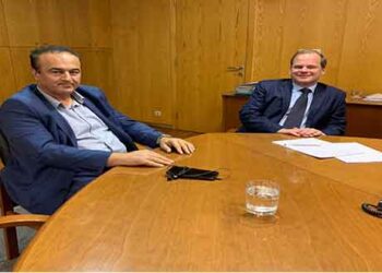 Συνάντηση με τον υπουργό κ. Κώστα Καραμανλή για την κατασκευή του κάθετου οδικού άξονα Φλώρινα-Αμύνταιο-Πτολεμαΐδα είχε ο βουλευτής , Γ. Αντωνιάδης