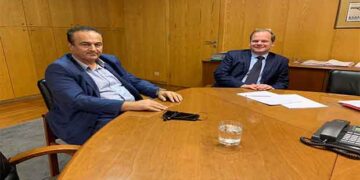 Συνάντηση με τον υπουργό κ. Κώστα Καραμανλή για την κατασκευή του κάθετου οδικού άξονα Φλώρινα-Αμύνταιο-Πτολεμαΐδα είχε ο βουλευτής , Γ. Αντωνιάδης