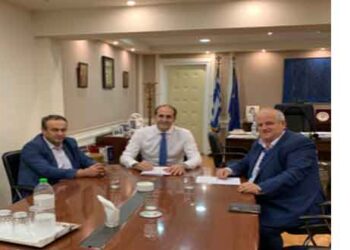 Συνάντηση στο Υπουργείο Οικονομικών για θέματα του Δήμου Πρεσπών