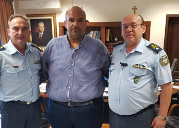 Επίσκεψη του Γενικού Περιφερειακού Αστυνομικού Διευθυντή Δυτικής Μακεδονίας στον Αντιπεριφερειάρχη Γρεβενών Γιάννη Γιάτσιo