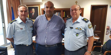 Επίσκεψη του Γενικού Περιφερειακού Αστυνομικού Διευθυντή Δυτικής Μακεδονίας στον Αντιπεριφερειάρχη Γρεβενών Γιάννη Γιάτσιo