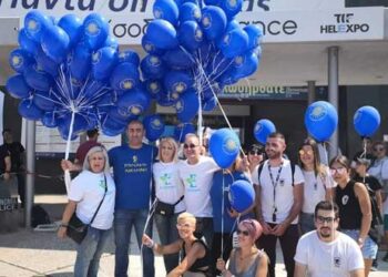 Η “Ευνομία” εν δράσει στη ΔΕΘ με τους “Πτολεμαίους Μακεδόνες”- Μπαλόνια με τον ΗΛΙΟ ΤΗΣ ΒΕΡΓΙΝΑΣ