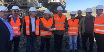 Στον εκσκαφέα Ε4 ο Υφυπουργός Γεράσιμος Θωμάς