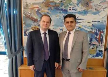Συνάντηση του Ζήση Τζηκαλάγια με τον Υπουργό Μεταφορών και Υποδομών Κώστα Καραμανλή