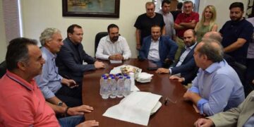 Κλιμάκιο Βουλευτών της Νέας Δημοκρατίας επισκέφτηκε τον Δήμαρχο Φλώρινας Βασίλη Γιαννάκη