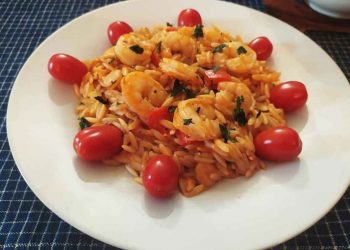 Μαγειρεύοντας με την Αρετή: Γαρίδες με κριθαράκι (κριθαρώτο)