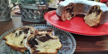 Μαγειρεύοντας με την Αρετή: Κέικ δίχρωμο βανίλιας – σοκολάτας (μαρμπέ)