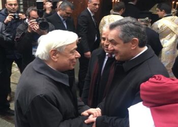 Άφιξη του Προέδρου της Δημοκρατίας Προκόπη Παυλόπουλου στο Βελβεντό – Θερμή υποδοχή