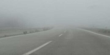 Τοπίο στην …ομίχλη ο δρόμος Κοζάνη – Πτολεμαΐδα