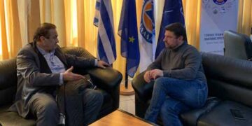 Η αναβάθμιση της Πυροσβεστικής Υπηρεσία Φλώρινας στο επίκεντρο της συνάντησης του Γ. Αντωνιάδη με το Γ.Γ. Πολ. Προστασίας Νίκο Χαρδαλιά