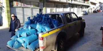 Διανομή αλατιού από το Δήμο Εορδαίας στα σχολεία