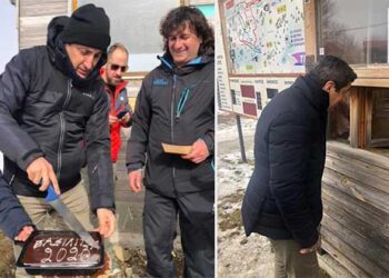 Στα Γρεβενά ο Υφυπουργός Αθλητισμού Λ. Αυγενάκης – Έκοψε τη βασιλόπιτα στο Χιονοδρομικό Κέντρο Βασιλίτσας