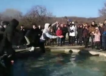 O Αγιασμός των Υδάτων στην Ερμακιά Εορδαίας