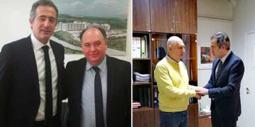 Επίσκεψη του Στάθη Κωνσταντινίδη στα νοσοκομεία Μαμάτσειο και Μποδοσάκειο και συνάντηση με τους νέους Διοικητές (δελτίο τύπου)