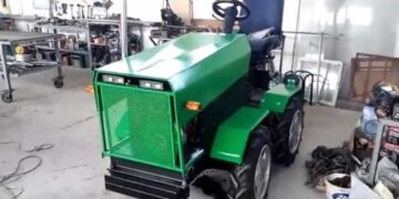 Καστοριανός κατασκεύασε μίνι τρακτέρ (Βίντεο)