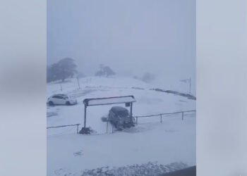 Ασθενής χιονόπτωση και όμορφες εικόνες στη Βασιλίτσα Γρεβενών