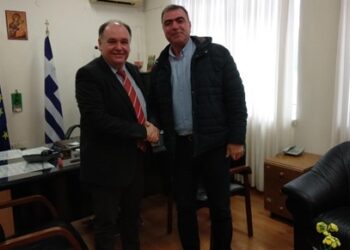 Εθιμοτυπική  επίσκεψη του Προέδρου της Κοινότητας Πτολεμαΐδας στον Νέο Διοικητή του Μποδοσάκειου Νοσοκομείου Πτολεμαΐδας