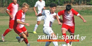 Ο Πτολεμαϊδιώτης Τάσος Τουλουμενίδης χάρισε τη πρώτη νίκη στην Κ17 της Ξάνθης