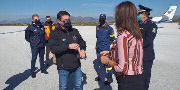 Έφθασε στην Καστοριά ο Νίκος Χαρδαλιάς