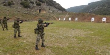 Εκτέλεση βολής στο πεδίο  Μεσοβούνου την Δευτέρα 19 Οκτωβρίου