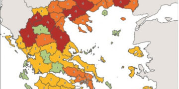 Κορωνοϊός: Ο νέος χάρτης υγειονομικής ασφάλειας -Ποιες περιοχές άλλαξαν επίπεδο