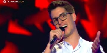 Ο Σιατιστινός Χάρης Χαλαμούτης  στο The Voice. Βίντεο