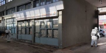Απολύμανση εσωτερικών και εξωτερικών χώρων λαϊκής αγοράς Φλώρινας και κοινόχρηστων χώρων της πόλης της Φλώρινας