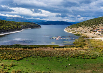 Η Μεγάλη Πρέσπα και η υποχώρηση των υδάτων
