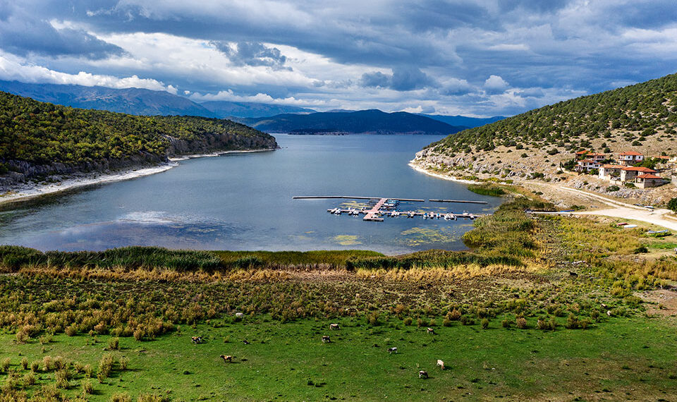 Η Μεγάλη Πρέσπα και η υποχώρηση των υδάτων