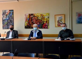 Συνέντευξη Τύπου για την Πορεία των Έργων στις Υποδομές της Τριτοβάθμιας Εκπαίδευσης στην Πόλη της Φλώρινας Παραχώρησε η Π.Ε. Φλώρινας και ο Εκπρόσωπος του Πανεπιστημίου Δυτικής Μακεδονίας