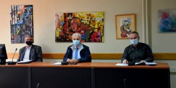 Συνέντευξη Τύπου για την Πορεία των Έργων στις Υποδομές της Τριτοβάθμιας Εκπαίδευσης στην Πόλη της Φλώρινας Παραχώρησε η Π.Ε. Φλώρινας και ο Εκπρόσωπος του Πανεπιστημίου Δυτικής Μακεδονίας