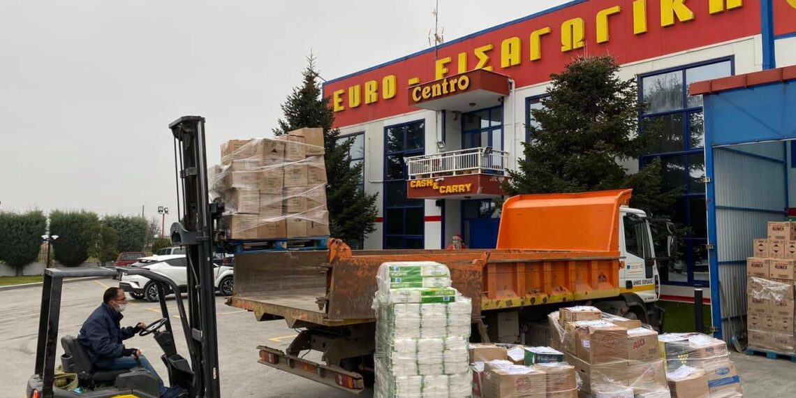 Διανομή τροφίμων από τον Δήμο Εορδαίας στα πλαίσια του προγράμματος «Δωρεά Ομίλου Αφων Ι. Χρηστίδη ΑΕΕ»