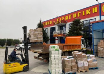 Διανομή τροφίμων από τον Δήμο Εορδαίας στα πλαίσια του προγράμματος «Δωρεά Ομίλου Αφων Ι. Χρηστίδη ΑΕΕ»