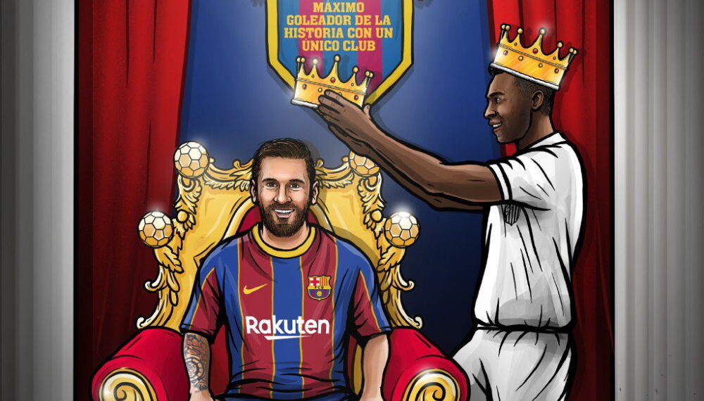 Η βραδιά που ο Μέσι ισοφάρισε τον Πελέ