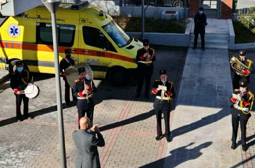 Τα κάλαντα στο ΕΚΑΒ Κοζάνης από την ΠΑΝΔΩΡΑ