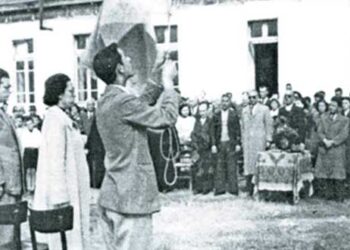 Πτολεμαϊδα 1949. Σχολική γιορτή στο προαύλιο του Γυμνασίου – Από τη στήλη του κ. Γ. Καζαντζή στον Παλμό 15/12/2020