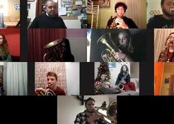 Η φιλαρμονική του Δήμου Εορδαίας “Αριστοτέλης” εύχεται σε όλους διαδικτυακά Χρόνι πολλά (βίντεο)