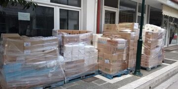 Μεγάλη δωρεάν από “Solergon” και “OK MARKET” στον “Καλό Σαμαρείτη” – 7 παλέτες τρόφιμα