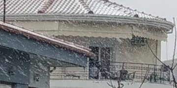 Ώρα 09:00 Έντονη χιονόπτωση αυτή την ώρα στη Κοζάνη