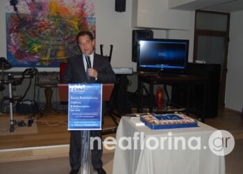 Η κοπή βασιλόπιτας της ΔΗΜΤΟ Αμυνταίου της Νέας Δημοκρατίας από τον υπουργό Ανάπτυξης Άδωνι Γεωργιάδη (video, pics)