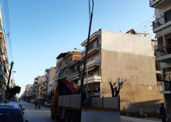 Επιχείρηση “σκούπα” από το Δήμο Εορδαίας για την αισθητική αναβάθμιση τμήματος της 25ης Μαρτίου