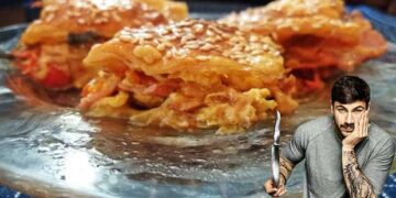 Μια ακόμη πετυχημένη συνταγή της Αρετής Παπαδοπούλου, πίτα με πιπεριές Φλωρίνης, μανιτάρια και μπέικον, επιλέχθηκε και δημοσιεύθηκε στο site του Άκη Πετρετζίκη!