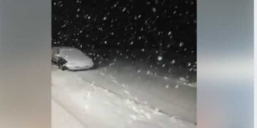 Ισχυρή χιονόπτωση τώρα στη Βασιλίτσα