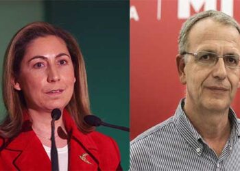 Μαριλίζα Ξενογιαννακοπούλου και Πάνος Ρήγας σε πολιτική εκδήλωση του ΣΥΡΙΖΑ στη Φλώρινα