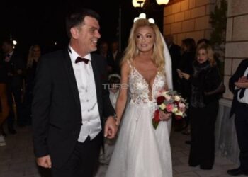 Ο βουλευτής Γρεβενών Ανδρέας Πάτσης και η Βασιλική Παπαλουκά ενώθηκαν με τα ιερά δεσμά του γάμου