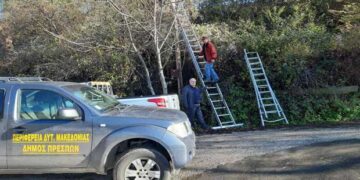 Δράσεις αλλαγής λαμπτήρων και φωτιστικών του δημοτικού φωτισμού στα χωριά των Πρεσπών