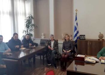 Συνάντηση Δημάρχου Εορδαίας Παναγιώτη Πλακεντά με το Δ.Σ. του Εμπορικού Συλλόγου Πτολεμαΐδας