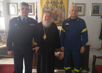Εθιμοτυπικές επισκέψεις του Περιφερειακού Διοικητή Πυροσβεστικής με τους Μητροπολίτες Θεόκλητο και Παύλο & τον Αντιπεριφερειάρχη Καστοριάς