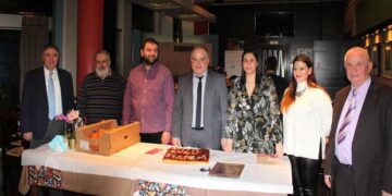 Ο Σύνδεσμος Διαιτητών Πετοσφαίρισης Μακεδονίας έκοψε την βασιλόπιτά του στην Κοζάνη